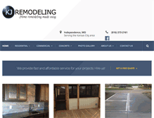 Tablet Screenshot of kjremodeling.net